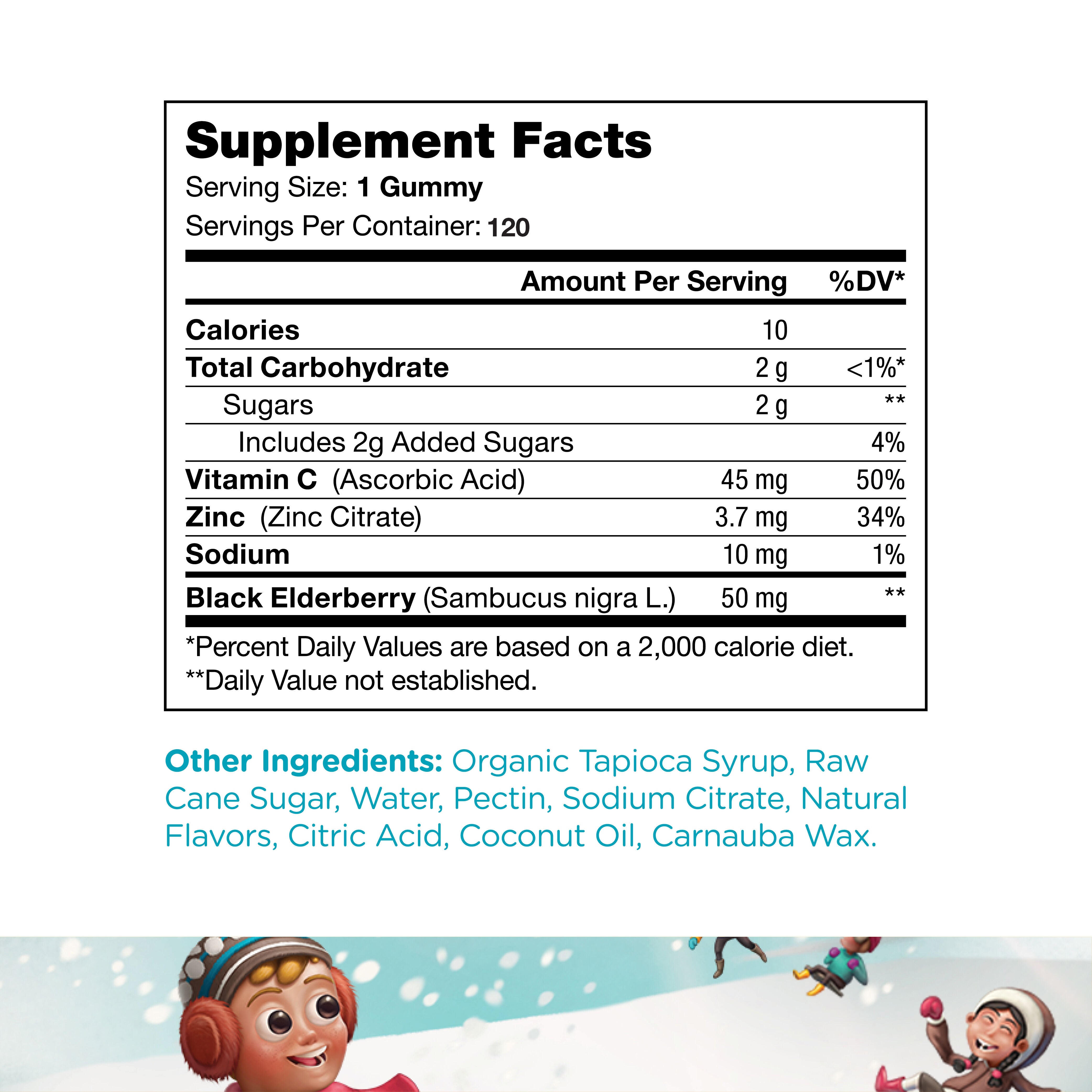 Chapter One&trade; I is for Immunity - 120 Gummies (120 Servings)